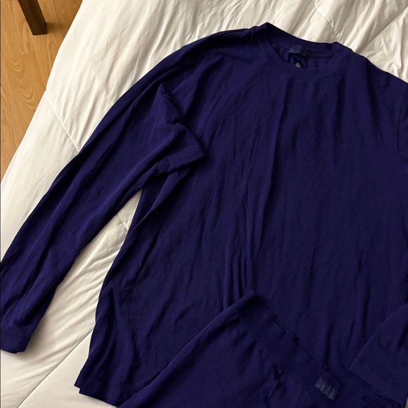 Skims boyfriend boxers & long sleeve tee set - Picture 6 of 9